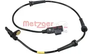 Sensor, Raddrehzahl Hinterachse METZGER 09001032