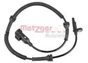 Sensor, Raddrehzahl Hinterachse METZGER AUTOTEILE 09001034