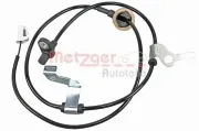 Sensor, Raddrehzahl METZGER 09001038