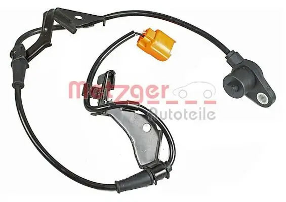 Sensor, Raddrehzahl Vorderachse links METZGER 09001044