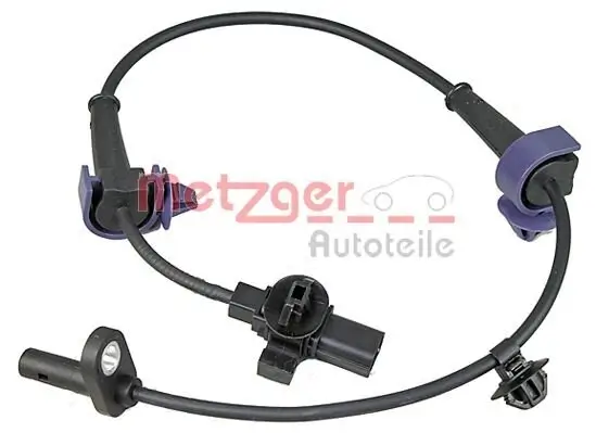 Sensor, Raddrehzahl Hinterachse links METZGER AUTOTEILE 09001052