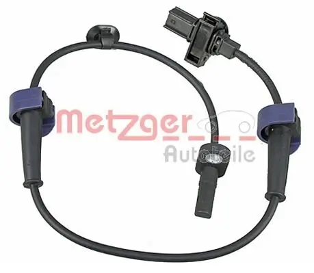 Sensor, Raddrehzahl Hinterachse rechts METZGER 09001053