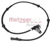 Sensor, Raddrehzahl Vorderachse METZGER 0900106