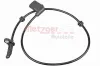 Sensor, Raddrehzahl METZGER 09001075 Bild Sensor, Raddrehzahl METZGER 09001075