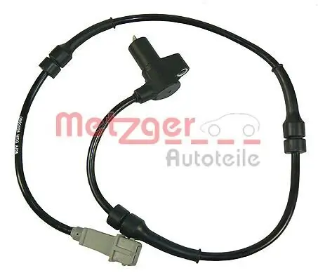 Sensor, Raddrehzahl Hinterachse METZGER 0900108