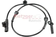 Sensor, Raddrehzahl METZGER 09001085