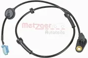 Sensor, Raddrehzahl METZGER 09001089