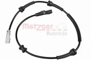 Sensor, Raddrehzahl Hinterachse METZGER AUTOTEILE 09001102