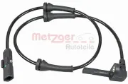 Sensor, Raddrehzahl METZGER 09001107