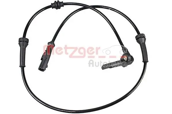 Sensor, Raddrehzahl Hinterachse METZGER 09001111