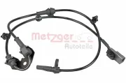 Sensor, Raddrehzahl Vorderachse rechts METZGER 09001121
