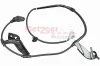 Sensor, Raddrehzahl METZGER 09001124 Bild Sensor, Raddrehzahl METZGER 09001124