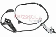 Sensor, Raddrehzahl METZGER 09001124