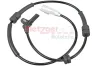 Sensor, Raddrehzahl METZGER 09001143 Bild Sensor, Raddrehzahl METZGER 09001143