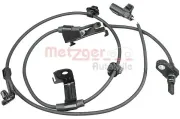 Sensor, Raddrehzahl METZGER 09001151