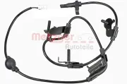 Sensor, Raddrehzahl Hinterachse rechts METZGER AUTOTEILE 09001174