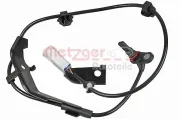 Sensor, Raddrehzahl Hinterachse links METZGER 09001175