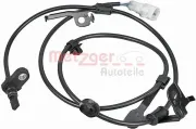 Sensor, Raddrehzahl METZGER 09001196