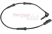 Sensor, Raddrehzahl METZGER 09001209