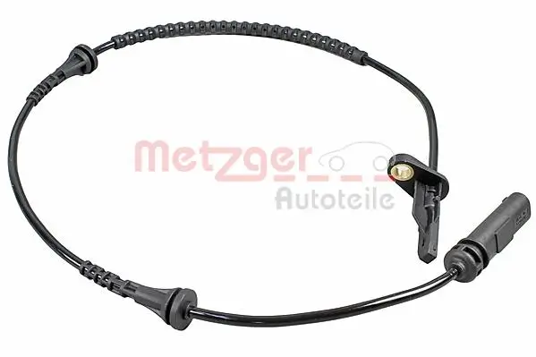 Sensor, Raddrehzahl Vorderachse links Vorderachse rechts METZGER 09001240