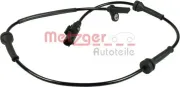 Sensor, Raddrehzahl METZGER 0900125