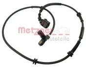 Sensor, Raddrehzahl METZGER 0900126