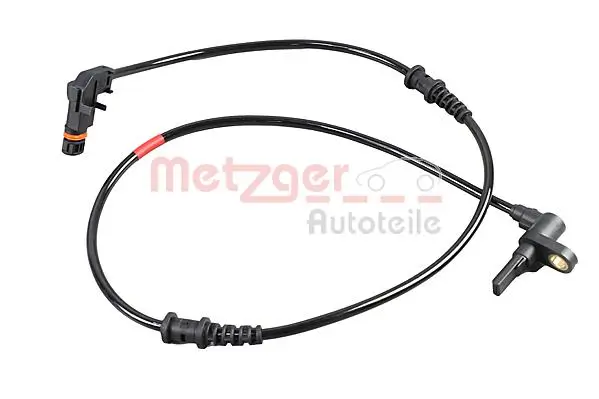 Sensor, Raddrehzahl Vorderachse METZGER 09001290