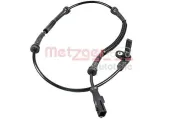 Sensor, Raddrehzahl Vorderachse METZGER 09001291