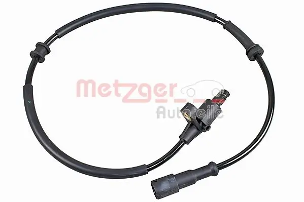 Sensor, Raddrehzahl Hinterachse links METZGER 09001298