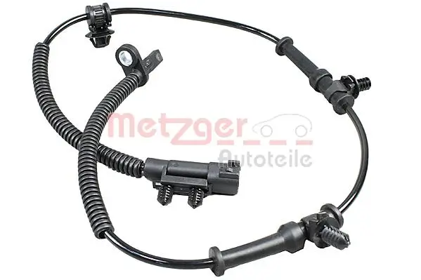 Sensor, Raddrehzahl Hinterachse METZGER AUTOTEILE 09001332