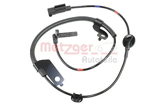 Sensor, Raddrehzahl Vorderachse rechts METZGER AUTOTEILE 09001353