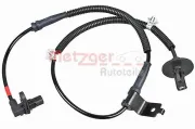 Sensor, Raddrehzahl METZGER 09001400