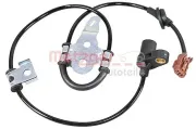 Sensor, Raddrehzahl Vorderachse rechts METZGER AUTOTEILE 09001410