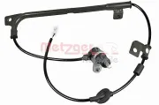 Sensor, Raddrehzahl Hinterachse rechts METZGER AUTOTEILE 09001417