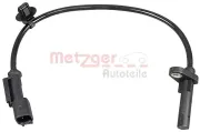 Sensor, Raddrehzahl METZGER 09001432