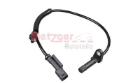 Sensor, Raddrehzahl Hinterachse METZGER AUTOTEILE 09001433