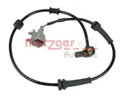 Sensor, Raddrehzahl Vorderachse METZGER 0900148