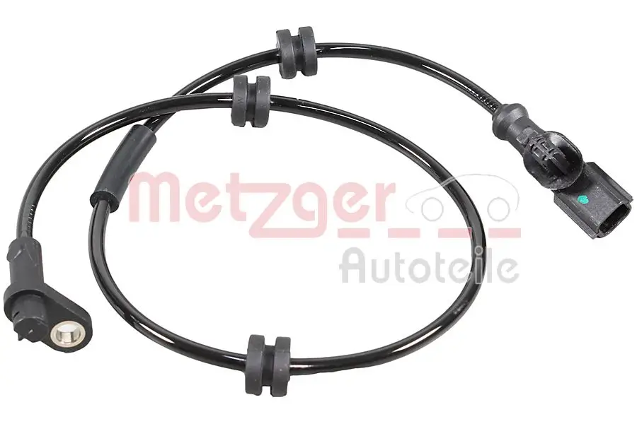 Sensor, Raddrehzahl Hinterachse METZGER 09001492