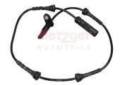 Sensor, Raddrehzahl Hinterachse METZGER 09001499