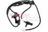 Sensor, Raddrehzahl Hinterachse links METZGER 09001504