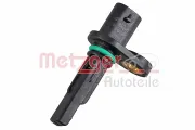 Sensor, Raddrehzahl Hinterachse METZGER 09001510