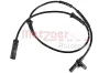 Sensor, Raddrehzahl Vorderachse METZGER AUTOTEILE 09001513