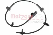 Sensor, Raddrehzahl METZGER 09001514