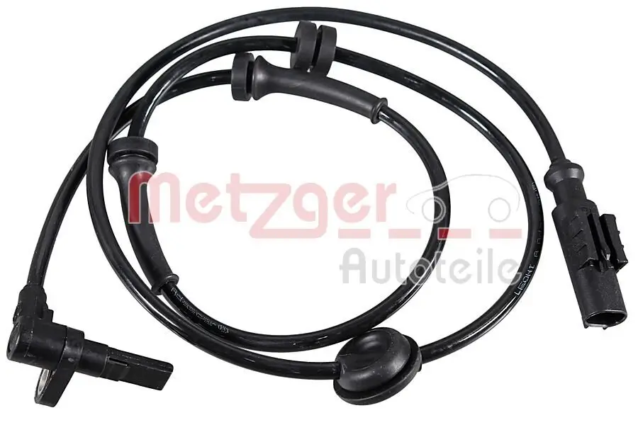 Sensor, Raddrehzahl Vorderachse METZGER AUTOTEILE 09001515