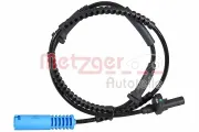 Sensor, Raddrehzahl Hinterachse METZGER 09001521