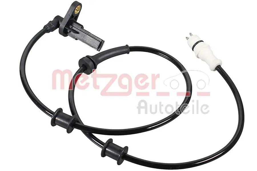 Sensor, Raddrehzahl Hinterachse links METZGER 09001531