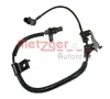 Sensor, Raddrehzahl Vorderachse links METZGER 0900153
