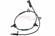 Sensor, Raddrehzahl Vorderachse links Vorderachse rechts METZGER 09001544