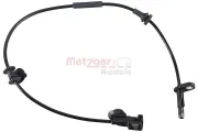 Sensor, Raddrehzahl Hinterachse links Hinterachse rechts METZGER 09001545