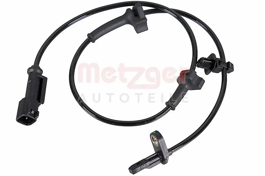 Sensor, Raddrehzahl Vorderachse links Vorderachse rechts METZGER AUTOTEILE 09001564